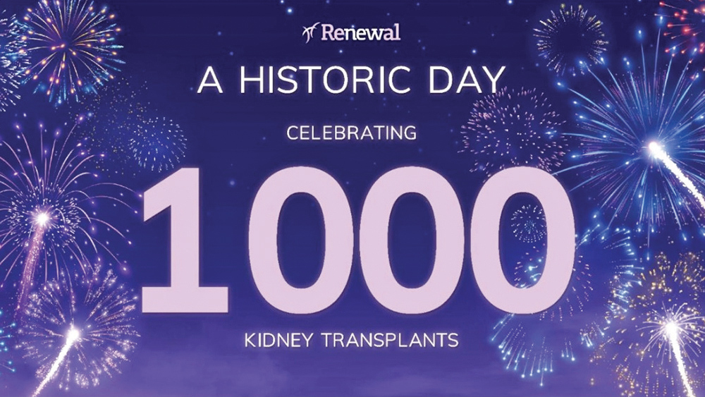 Renewal Celebrates 1000th Kidney Donation The Jewish Link