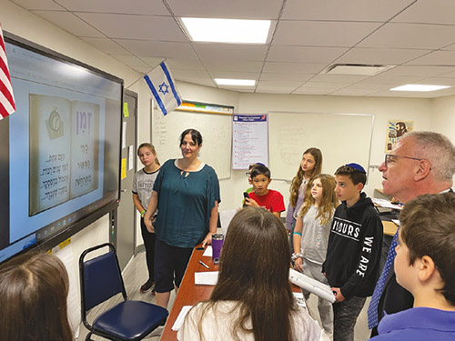 Assemblyman Jeffrey Dinowitz Visits Kinneret Day School - The Jewish Link